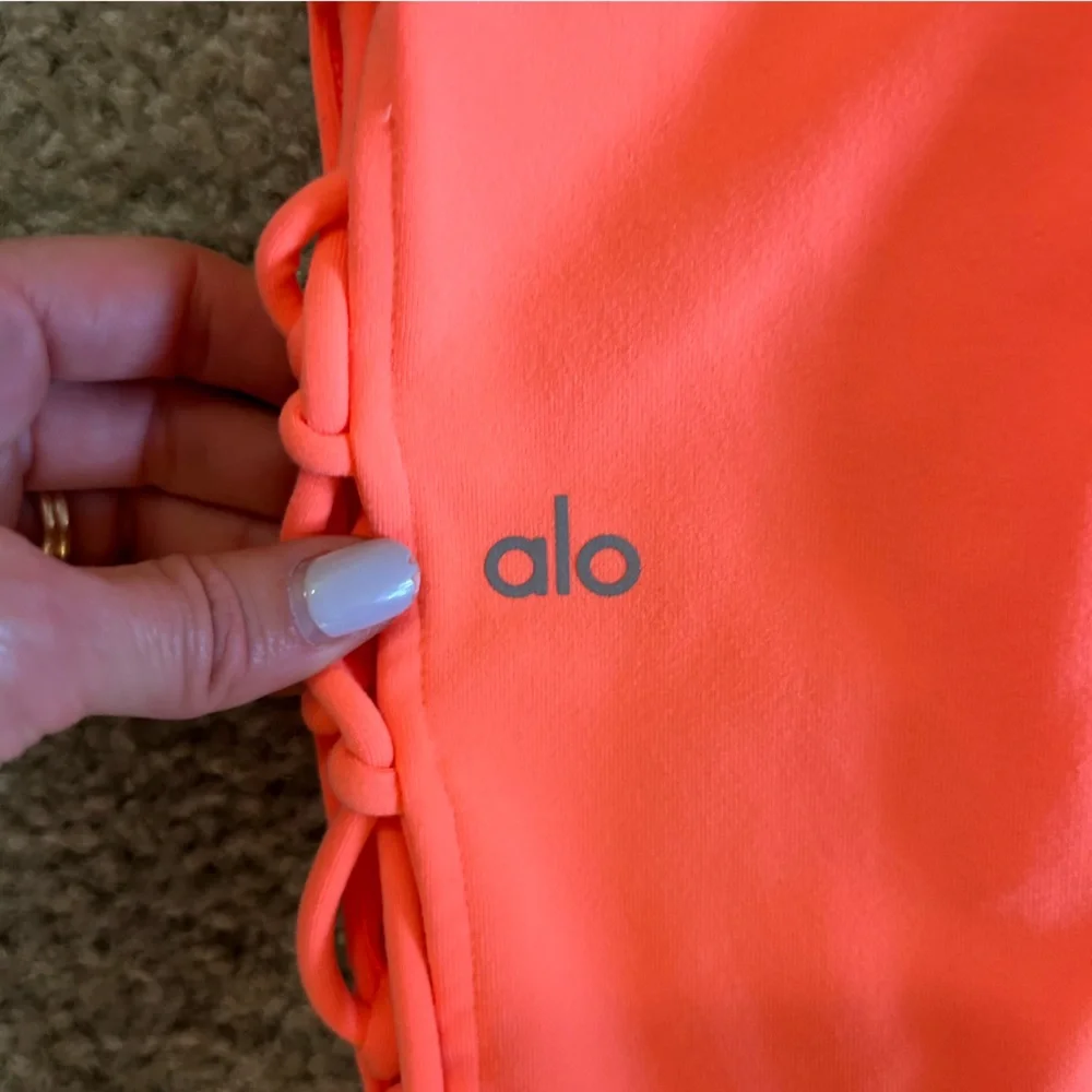 ALO YOGA Interlace High‎ Rise Leggings with Lace-Up Detailing on Legs